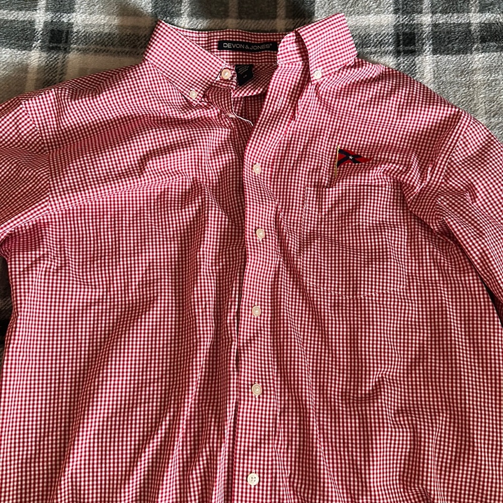 Devon &Jones button up long sleeve